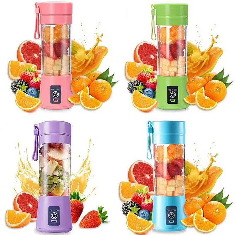 Electric Mini Juice Shake Blender Portable Mini Whirlwind Juice Cup Charging Mini Edition Fruit Juice Machine 6 Blades