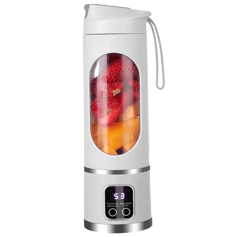 Mini Portable Blender Electric Fruit Juicer Smoothie Orange Fresh Juice Blender Multifunction Rechargeable Portable Bottle Mixer