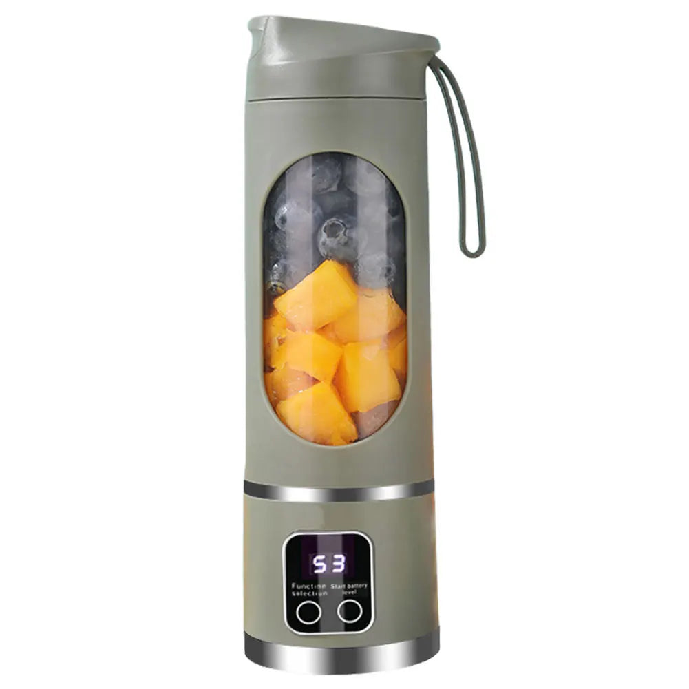 Mini Portable Blender Electric Fruit Juicer Smoothie Orange Fresh Juice Blender Multifunction Rechargeable Portable Bottle Mixer