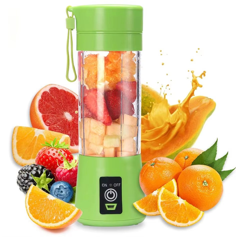 Electric Mini Juice Shake Blender Portable Mini Whirlwind Juice Cup Charging Mini Edition Fruit Juice Machine 6 Blades